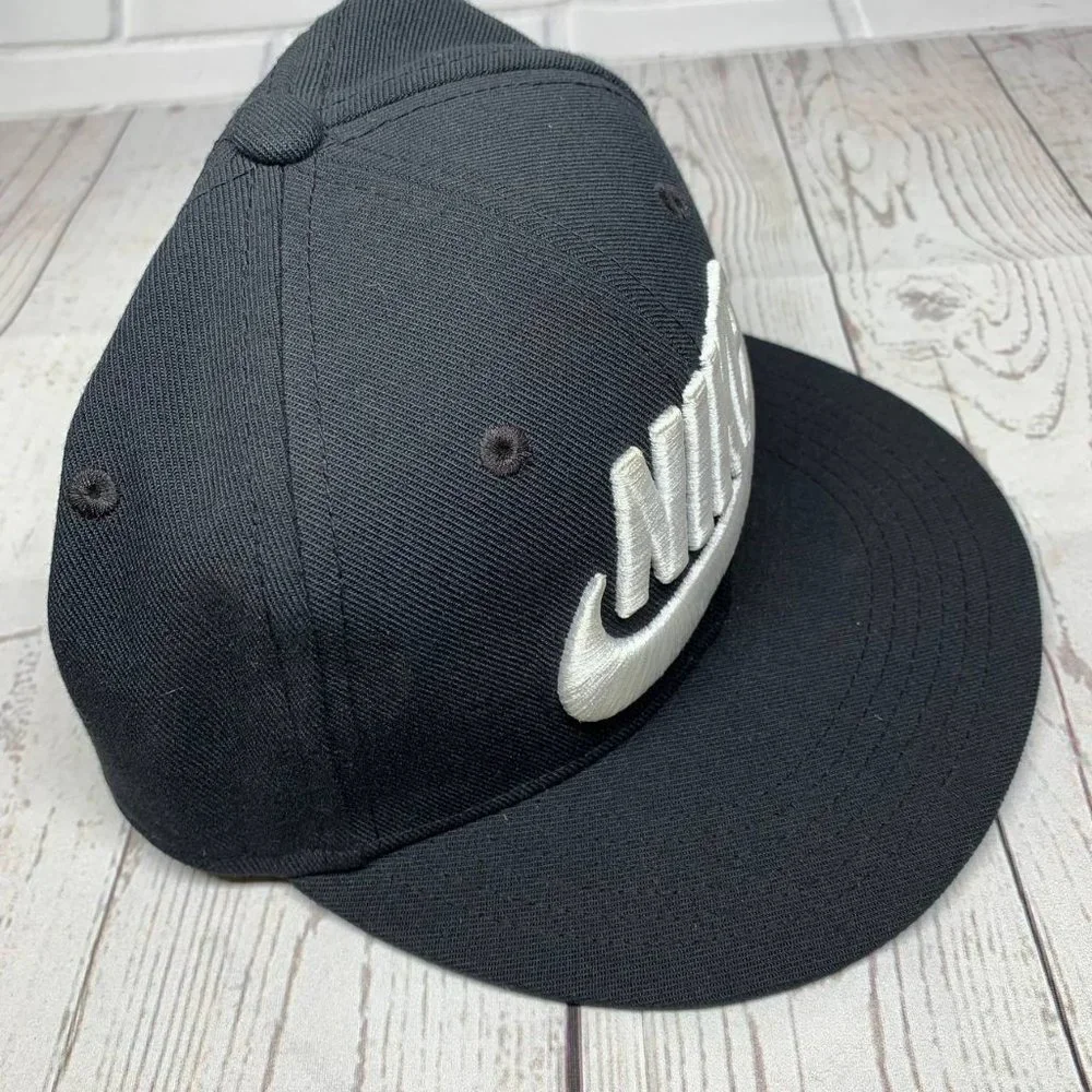 Nike‎ Youth/kid Swoosh Sportswear Classic Hat Snapback Cap Black